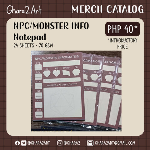 Currently costs PHP 40 as an introductory price (until stocks last). It has 24 sheets. Each sheet is 70 GSM.
