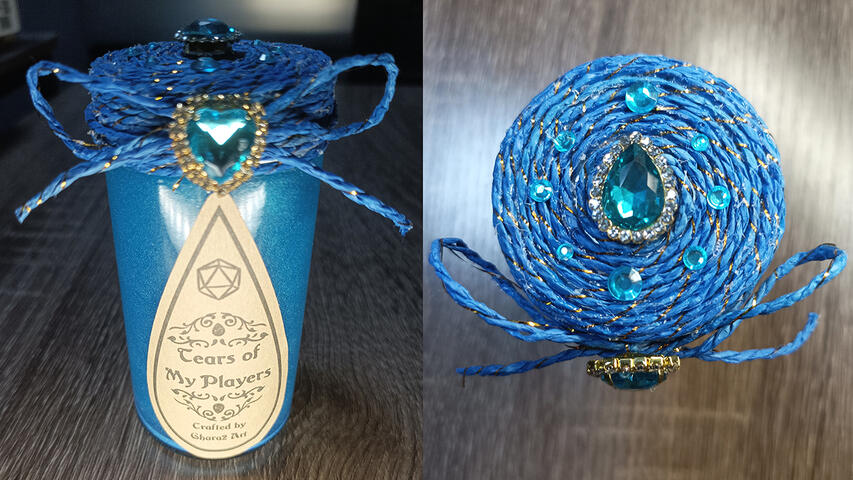 Tears of My Players. A personalized gift for my table's DM.